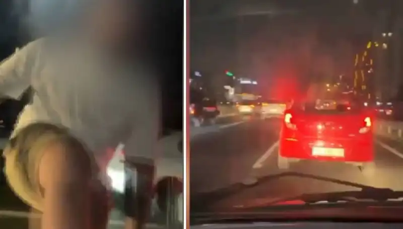 Trafik Magandası Yine Sahne Aldı: O Anlar Kameralara Yansıdı!