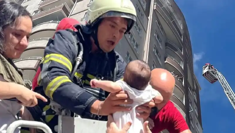 Kayseri'de 14 Katlı Binada Korkutan Yangın: Olay Anında Yaşananlar