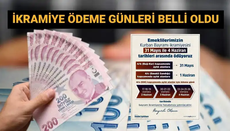 Bayram İkramiyeleri İçin Tarih Belli Oldu! 4 Bin TL Yatacak!
