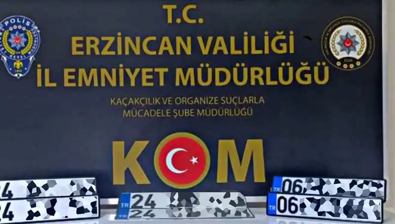 Erzincan’da "APP Plaka" Operasyonu: Suç Şebekesi Çökertildi!