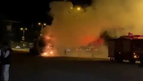 Zonguldak'ta Seyir Halindeki TIR’ın Alev Alması Faciaya Yol Açıyordu