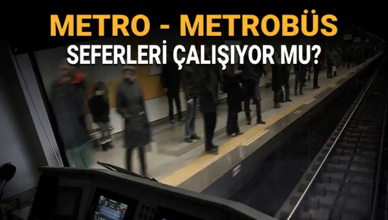 İstanbul'un Ulaşımında Bugün Neler Oluyor? Metro ve Metrobüs Çalışıyor mu?